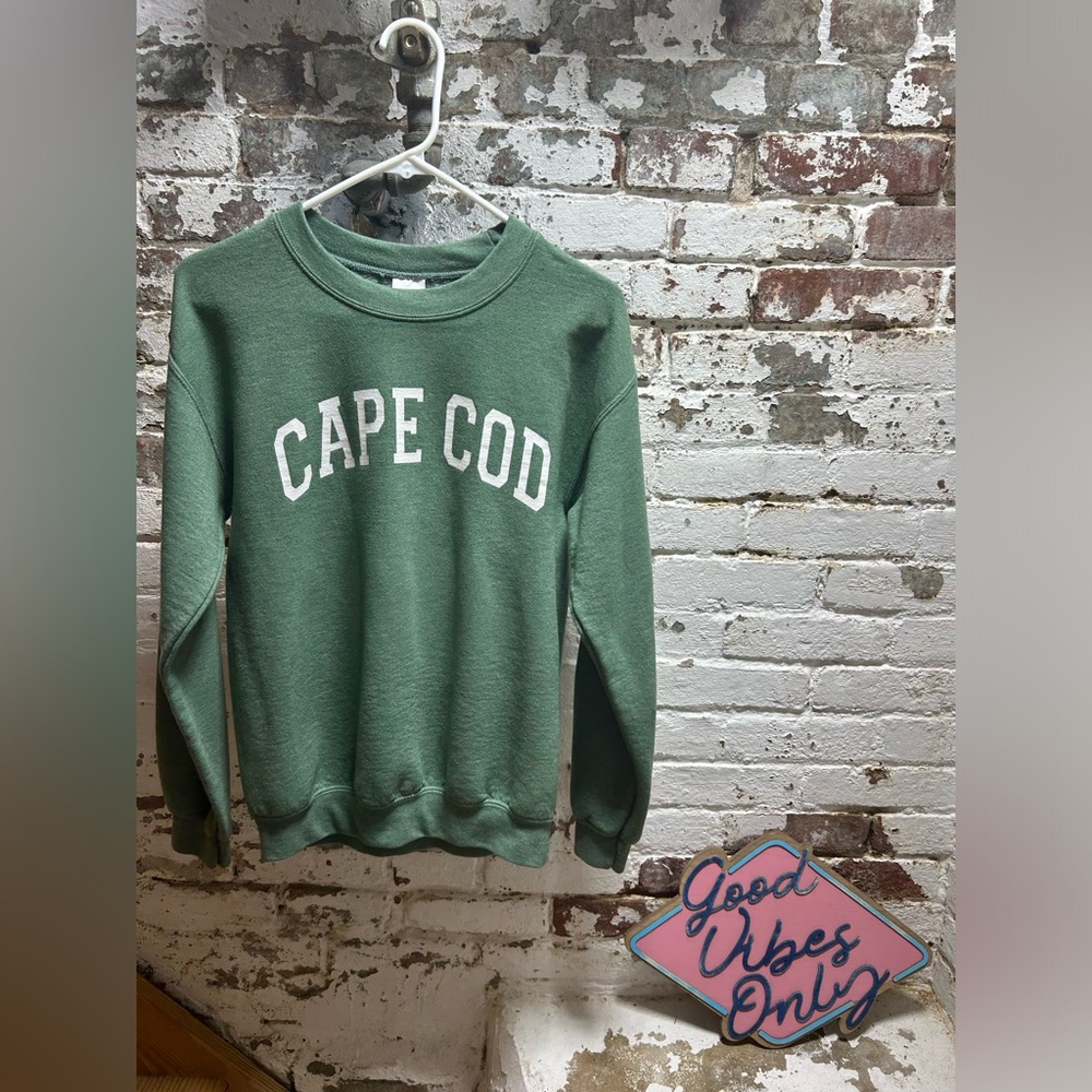 Cape Cod Green Crewneck Sweatshirt - Unbranded